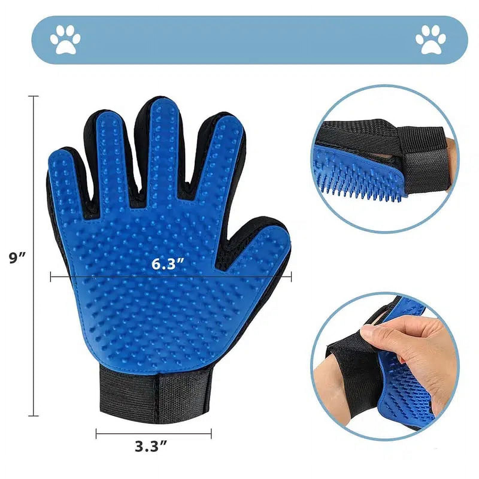 Silicone pet brush Glove Deshedding Gentle Efficient Pet Grooming Dogs Bath Pet  cleaning Supplies Pet Dog – plentifultravel