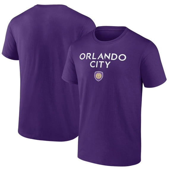 Men's Purple Orlando City SC Shielded Logo T-Shirt