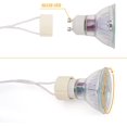 thumbnail image 3 of Portalámparas GU10, portalámparas de cerámica GU10, cable de silicona de alta calidad de 12 cm/120 mm, base de lámpara con enchufe GU10, 50 paquetes. esquí esquí Gafas de esquí, 3 of 5