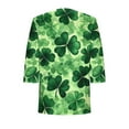 thumbnail image 7 of Daiosportswear Women'S Chiffon Kimono Loose Casual Open Front Short Cover Ups，St. Patrick'S Day Print ，Cover-Up for Women Green L(L), 7 of 7