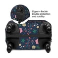 thumbnail image 4 of Lsque Colorful Flowers Printed Luggage Cover, Travel Luggage Protector,Scratch and Dirt Resistant, Fits 18-32 Inch Luggage - Large, 4 of 9