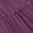 thumbnail image 7 of Zunfeo Boho Skirts for Women Ruched Ruffles Elastic High Waisted Vintage Casual Prairie Skirt Maxi Holiday Skirts Purple 12, 7 of 7