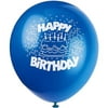 Happy Birthday Cake Latex Balloons (10 ct)