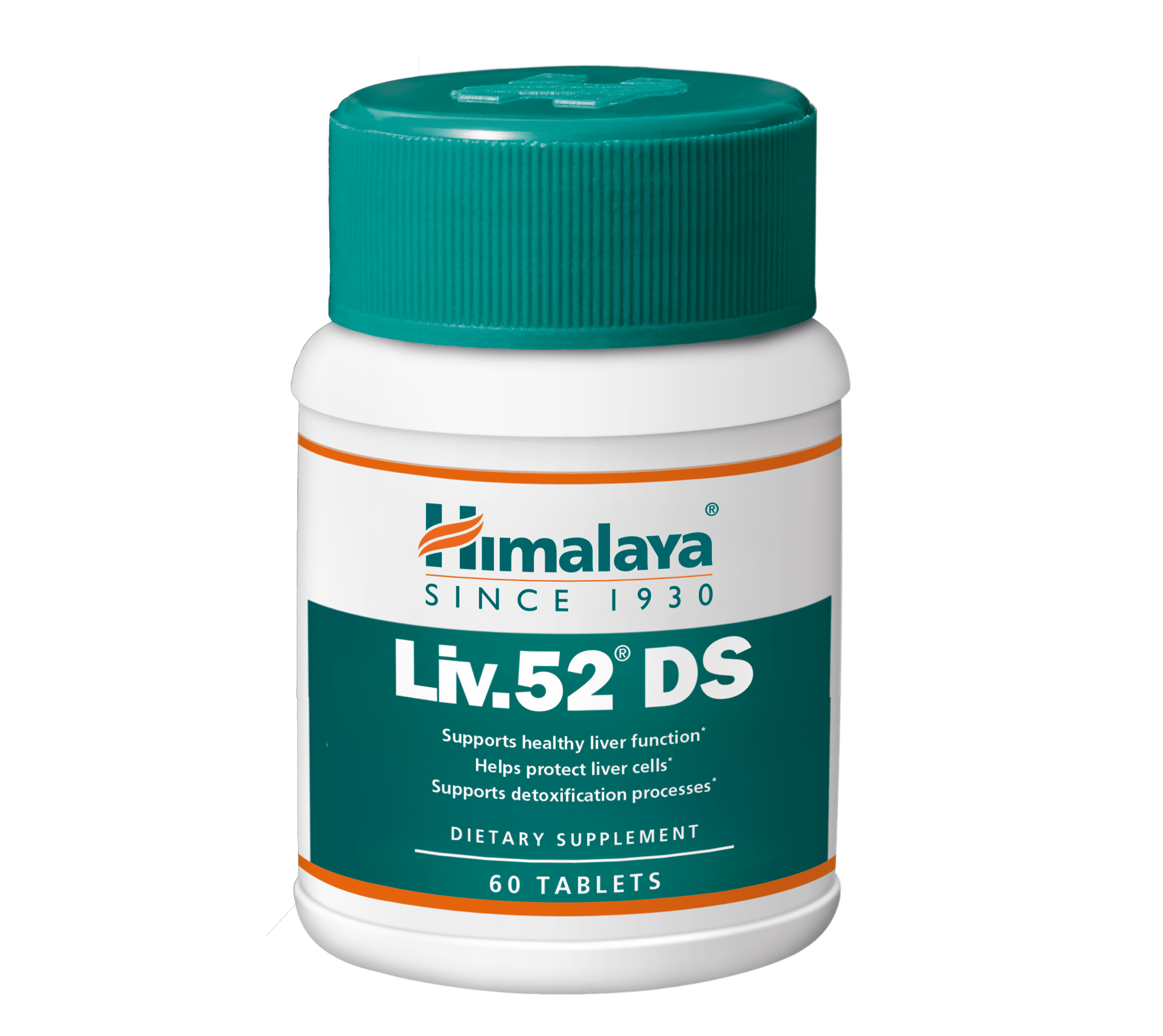 Himalaya Liv 52 DS, 60 Tablets, Herbal Liver Support Supplement for Healthy Liver Function, Detoxification Support, Non-GMO, Gluten-Free, Vegan