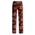 thumbnail image 6 of Womens Halloween Pajamas Pants Yoga Pajamas Comfy Stretch Drawstring Pajamas Puls Size Dance Bottoms, 6 of 6