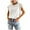 White, variant on Aobny Fashion Tops for Woman Sweater White Short Sleeve Crew Neck Solid Knit Pullover Tops for Junior 2024