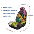 thumbnail image 5 of Yiaed Colorful Pug Print Car Seat Covers,Universal Auto Seats Protector Fits for Car,SUV Sedan,Truck,Automotive Seat Covers & Accessories-2 PCS, 5 of 9