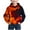 Orange, variant on Boys Graphic Hoodies 3D Dragon/Fire/Galaxy Printed Pullover Hooded Sweatshirt Loose Casual Fashion Kids Clothes, Blue #B 13 Years