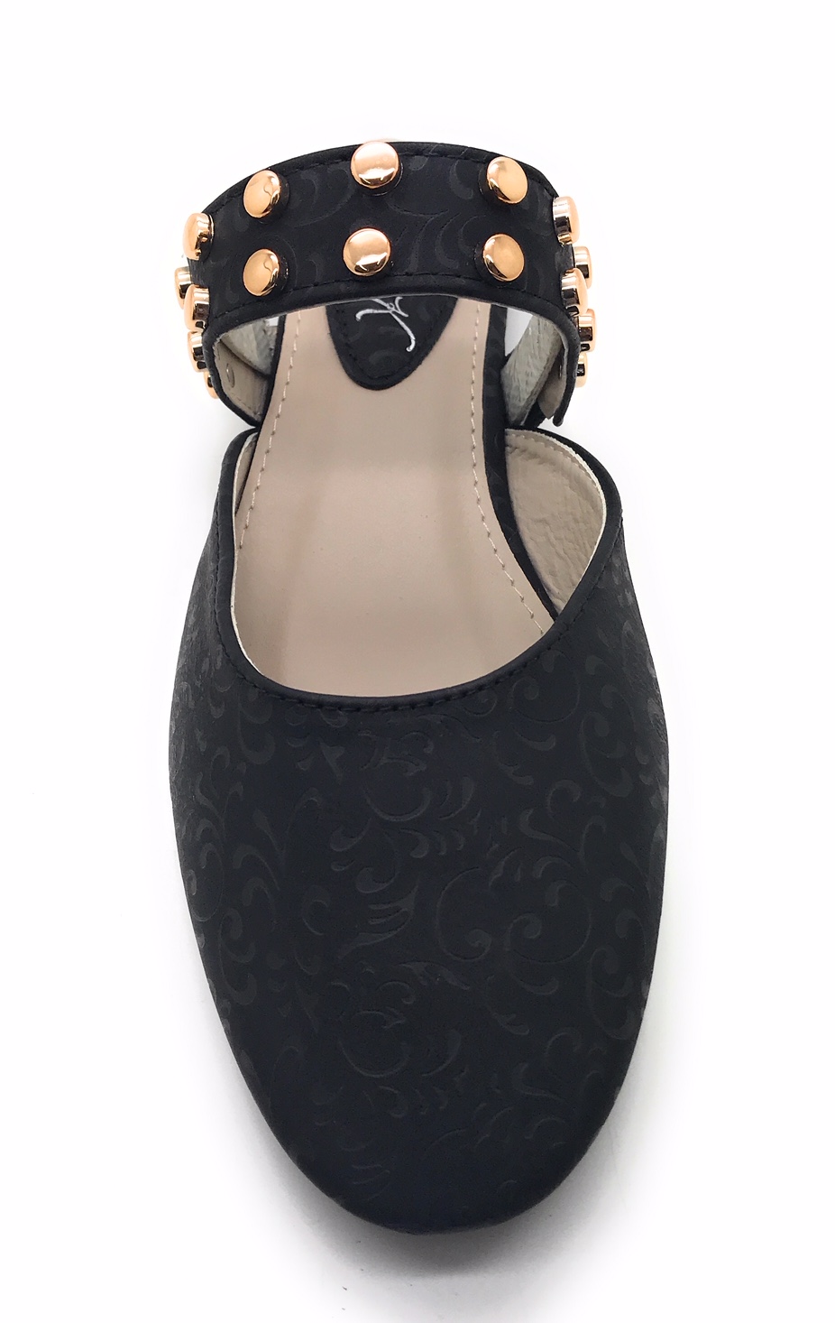 Victoria K Floral Textured Slip On Mules (Women)
