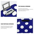 thumbnail image 3 of Naloa Navy And White Polka Dot Elastic Suitcase Protector, Travel Suitcase Protector Cover Fits 18-32in Suitcase(No luggage included)-Large, 3 of 7