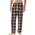 thumbnail image 6 of Homeyce Mens Fleece Pajama Pants Plaid Adjustable Drawstring Sleepwear with Pockets Fluffy Soft Warm Relaxed Fit Sleep Pant Flannel Fleece Pj Bottoms,Red M, 6 of 7