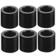 thumbnail image 5 of unbranded 6Ud Ferrules Plásticos Para Taco De Billar Con Acabado Suave Y Profesional Negro, 5 of 7