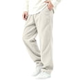 thumbnail image 2 of JTSRKL Corduroy Textured Pants for Men Wide Leg Baggy Elastic Waist Pockets Lightweight Bottoms Casual Bottoms Relaxed Fit Trousers, 2 of 6