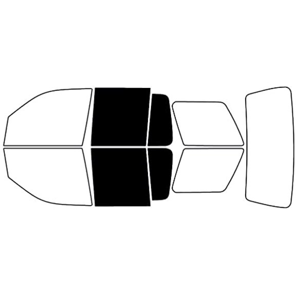 Rvinyl Window Tint Kit Compatible with Mercury Mountaineer 2006-2010 - Back Precut Kit - 5%