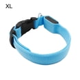 thumbnail image 4 of Collar para mascotas Iluminación LED Suministros para mascotas ABS Recargable Prevención de accidentes Herramientas anti-perdida Collares Actividades de seguridad Batería USB Azul XL Inevent PT000654-50, 4 of 7