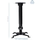 thumbnail image 2 of Soporte para proyector de techo VIVO MOUNT-VP02B regulable en altura, 2 of 7