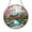 Acrylic 3.5 Inch, variant on Garden Landscape Faux Stained Glass Window Hanging2001