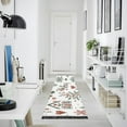 thumbnail image 4 of Yayeee Runner Rug for Bedroom 2'x6' Machine Washable Hallway Non Slip Mat, White Nordic Christmas House, 4 of 8