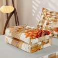 thumbnail image 5 of Manfei Classic Halloween Pumpkin Lantern Zipper Full Size Comforter Sets with Fitted Sheet and 2 Pillowcases,White Ghost Print Zipper Bedding Set,Light Gray Reversible,4 Pieces, 5 of 7