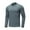 Gray, variant on GigrtiJin Mens Thermal Underwear Tops Long Sleeves Round Neck Compression Shirts Casual Soft Sports Undershirt