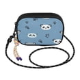thumbnail image 2 of Stylish Crossbody Phone Bag Purse Handbags Adjustable Strap, Compact Design for Essentials Animal Paw Prints and Panda, 2 of 7