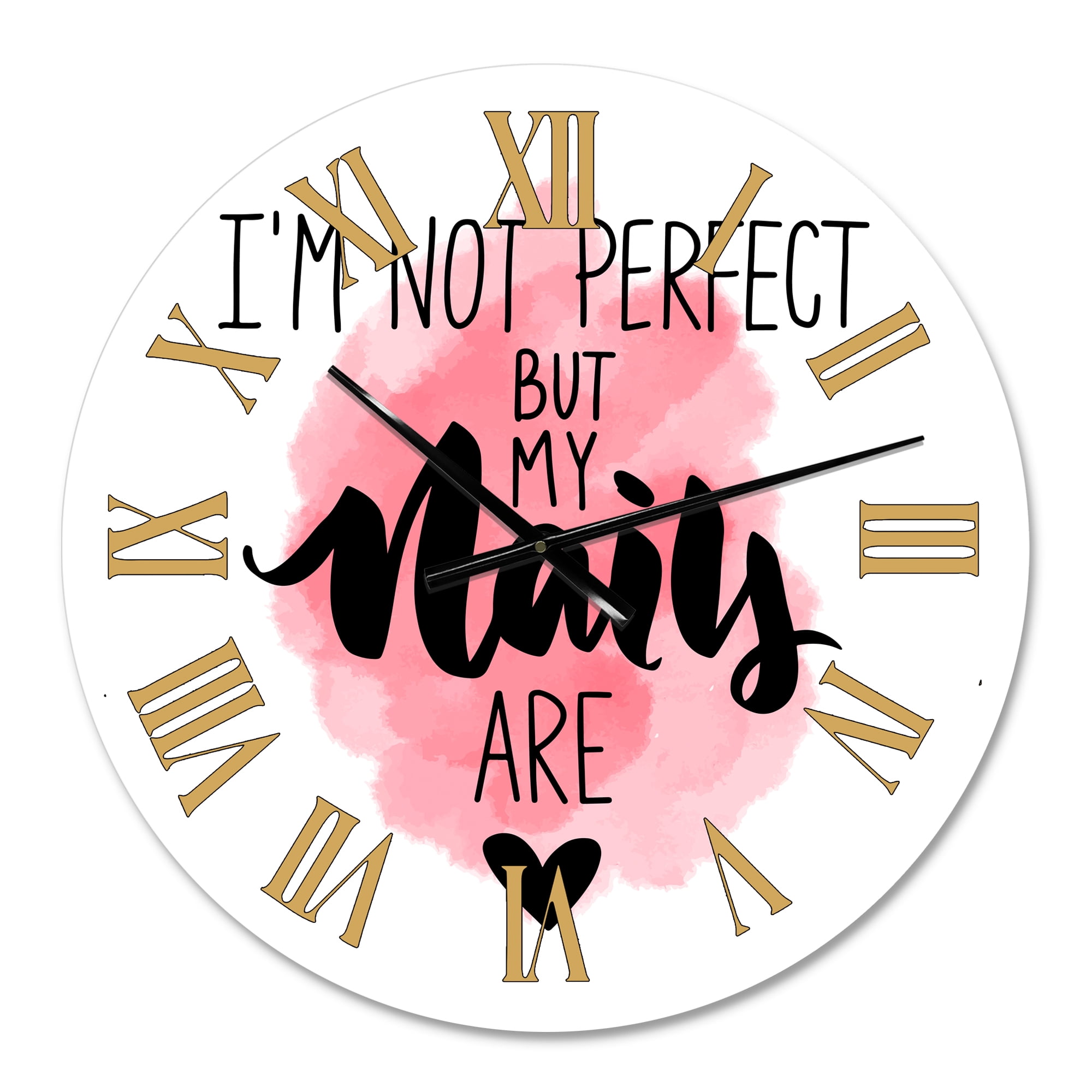 Designart 1 in Quartz Modern/Contemporary Wall Clock