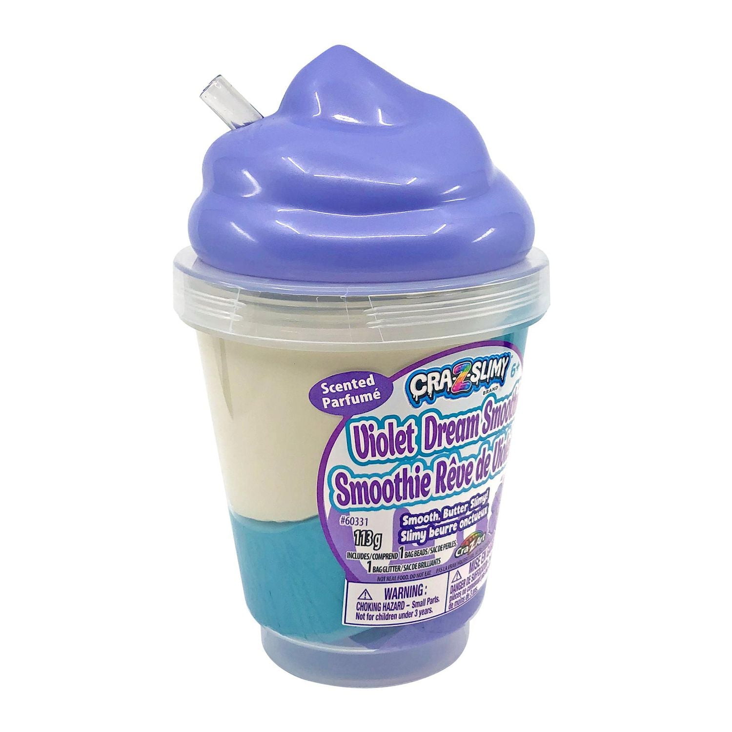 Cra-Z-Slimy Smoothie: Violet Dream Smoothie Slime, Ages 6+