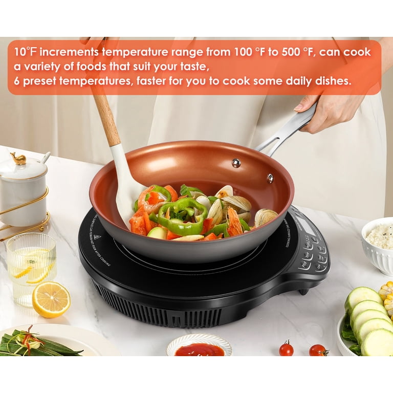 NuWave Precision Induction Cooktop Flex with 9 Fry Pan - Walmart.com