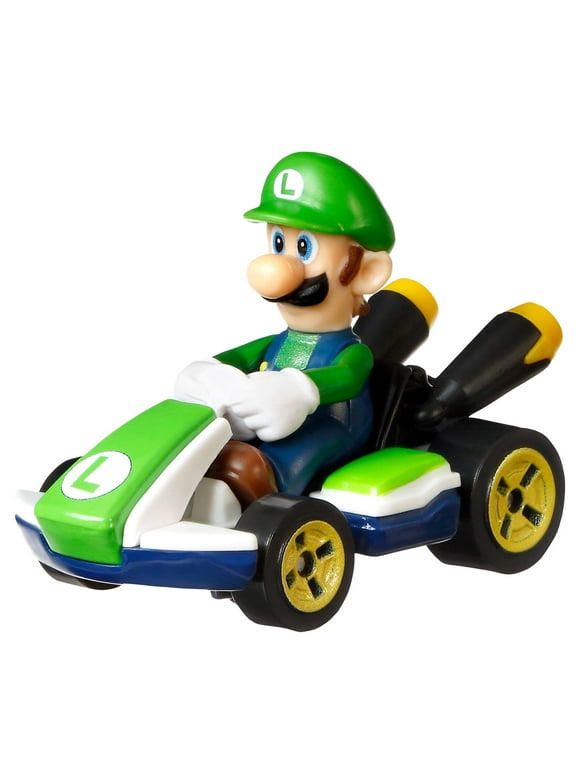 Hot Wheels Luigi Standard Kart Vehicle