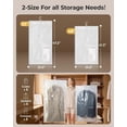 thumbnail image 6 of Hanging Vacuum Storage Bag No Pump & Five-Layer Waterproof & Space Saving for Coats Clothes Suits Sealer Clothing Storage Wardrobe Travel by MPOISVA, 6 of 8