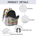 thumbnail image 4 of Boston Terrier Backpack for School,Cute School Bag,Schoolbag with Adjustable Shoulder Straps & Padded Back,15"x11.42"x5.5", 4 of 6