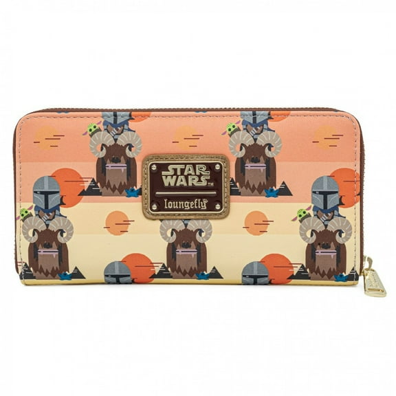 Star Wars The Mandalorian and Child Grogu Chibi Wallet by Loungefly