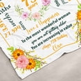 thumbnail image 3 of Customizaholic Personalized 75th Birthday Blanket for Woman, You Have Been Loved Floral Fleece Throw, Custom Name & Age Gift for Mom, Grandma, 3 of 8