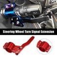 thumbnail image 2 of Unique Bargains Car Turn Signal Extension Steering Wheel Extension Turn Rod Position Up Kit Rod Extension Red 2pcs, 2 of 9