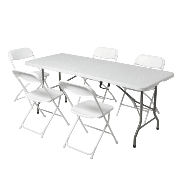 6FT Outdoor Courtyard Foldable Long Table