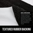 thumbnail image 6 of GORILLA GRIP Bathroom Rug and Toilet Base Floor Rugs Set, Quick Dry Plush Chenille, 30x20 Carpet, Black, 6 of 10