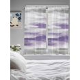 thumbnail image 3 of Purple Grey Ombre Bedroom Curtains 63 Inches length, Abstract Art Oil Painting Modern Window Treatment Curtain Drapes, Rod Pocket Curtain Panels for Living Room Kitchen, 42"x63", 2 Panels, 3 of 7