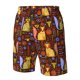 thumbnail image 4 of Balery colorful fox Traje de Baño Estilo Hawaiano para Hombre, Shorts de Secado Rápido con Bolsillos-XX-Large, 4 of 6