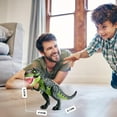 thumbnail image 3 of Juguete de dinosaurio tiranosaurio para niños: caminante eléctrico con sonidos realistas y llamas, regalo perfecto para niños y niñas de 3 a 7 años., 3 of 8
