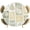 Off-White, variant on Cream Palm Leaves Round Tablecloth 36-44 Inch Round Fitted Table Cloth with Elastic Edge, Summer Tropical Floral Plants Sage Green Waterproof Table Cover Protector for Outdoor Picnic Party Dining
