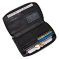 thumbnail image 3 of Wrangler Wristlet Wallet for Women, Vegan Leather Checkbook Wallet, RFID Paisley Designer Woman Wallet, Black, 3 of 7