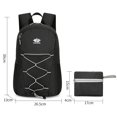 thumbnail image 4 of Bolsa de pesca impermeable Mochila escolar plegable para viajes de oficina (negro) Ehuebsd Para Estrenar, 4 of 9