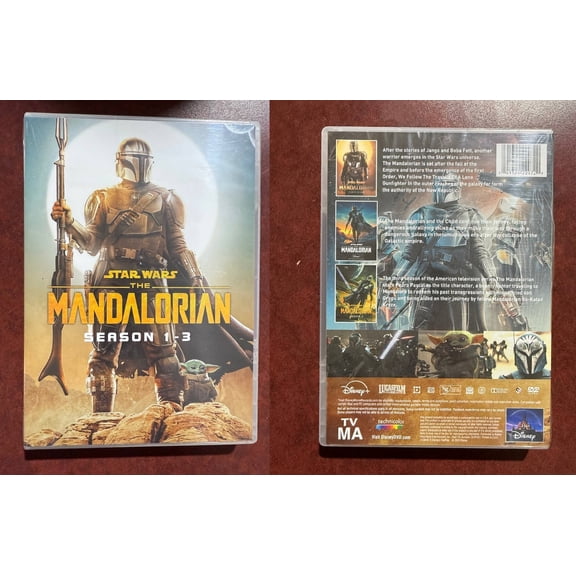 StarWars The Mandalorian: The Complete Series, Seasons 1-3 (DVD, 7-Disc)