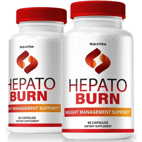 (2 Pack) HepatoBurn Capsules - Official Hepato Burn Supplement to Support Active Lifestyle and Fitness, Keto Pills For Lasting Energy, All-Natural Formula, Reviews (120 Capsules)