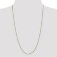 thumbnail image 2 of 14K Yellow Gold 1mm Solid Diamond Cut Spiga Chain 18 Inch, 2 of 5