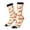 2 Black-1, variant on Cartoon Chicken Pattern Sport Socks for Women and Men Crew Socks Sporty Calf Socks Casual Socks