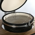 thumbnail image 4 of Ash & Ember 18" Kamado Grill Kit with Aluminum Table, Grade A Teak Shelves, 4 of 6