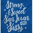 thumbnail image 2 of Strong Sweet San Juan Puerto Rico PR Hoodie Sweatshirt Women Brisco Brands X, 2 of 5