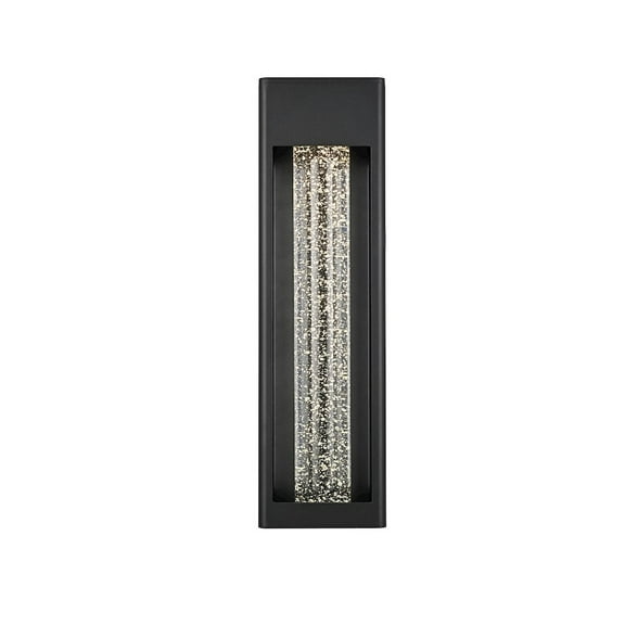 Elegant Lighting Amaris 19 inch LED Outdoor Wall sconce in Black