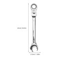 thumbnail image 2 of OUNONA Ratcheting Spanner Steel Tool for Car Emergency Kit Silver 1Pack, 2 of 8